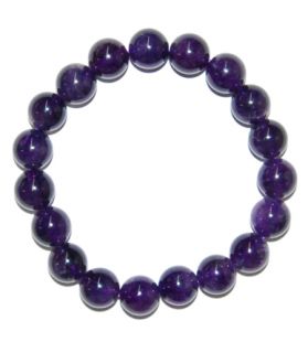 Amethyst crystal bracelet