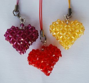 Crystal Heart Charm (L)