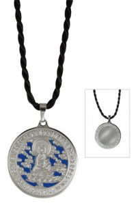 Med. Buddha Mirror Pendant, SP