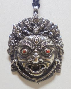 Mahakala Pendant silver